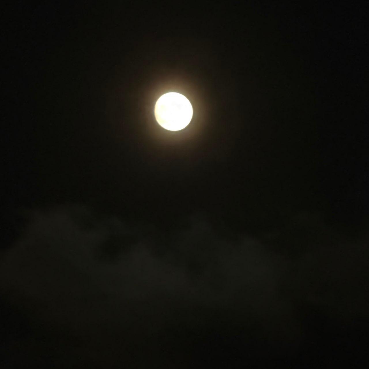 The Moon over Nepal — full moon, Lunar Day 14