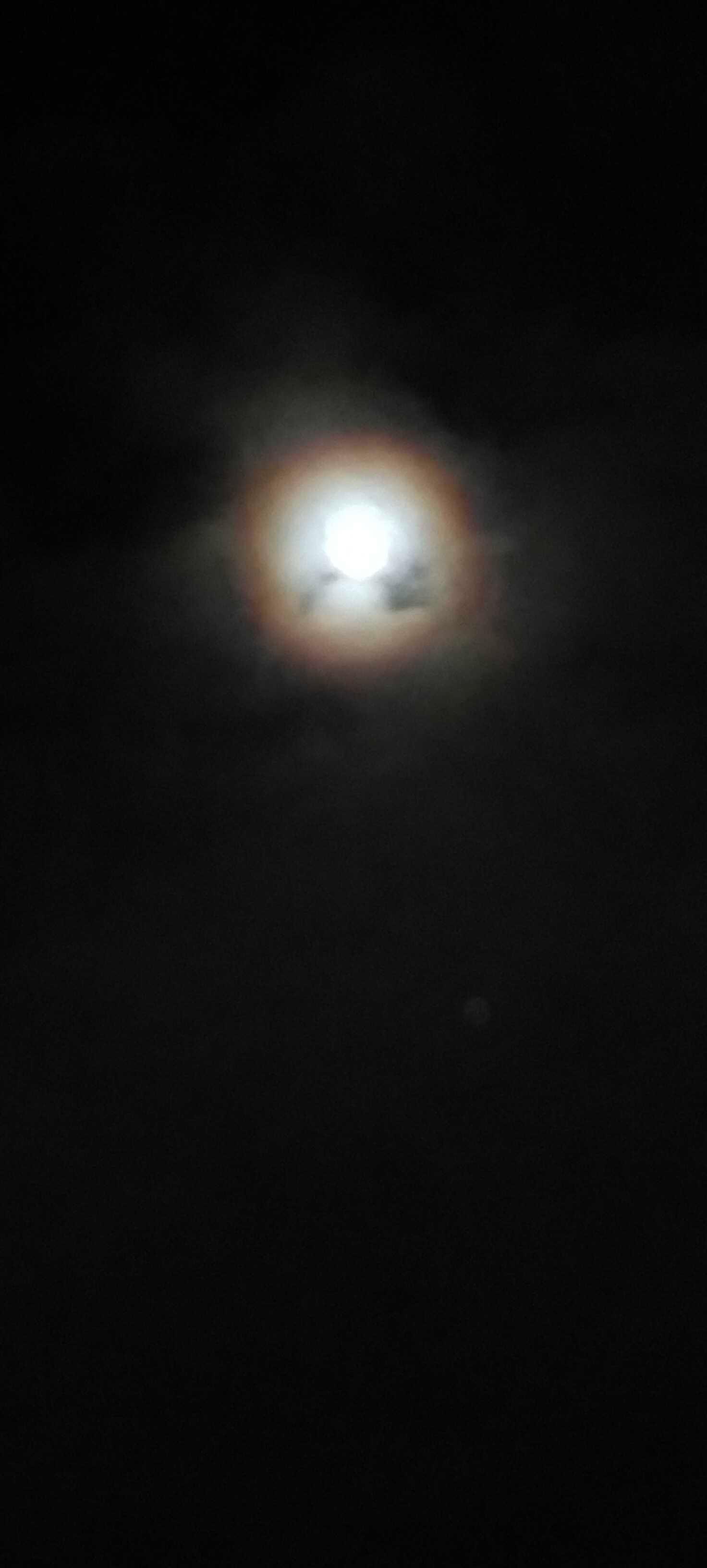 The Moon over Worthing, United Kingdom — full moon, Lunar Day 15