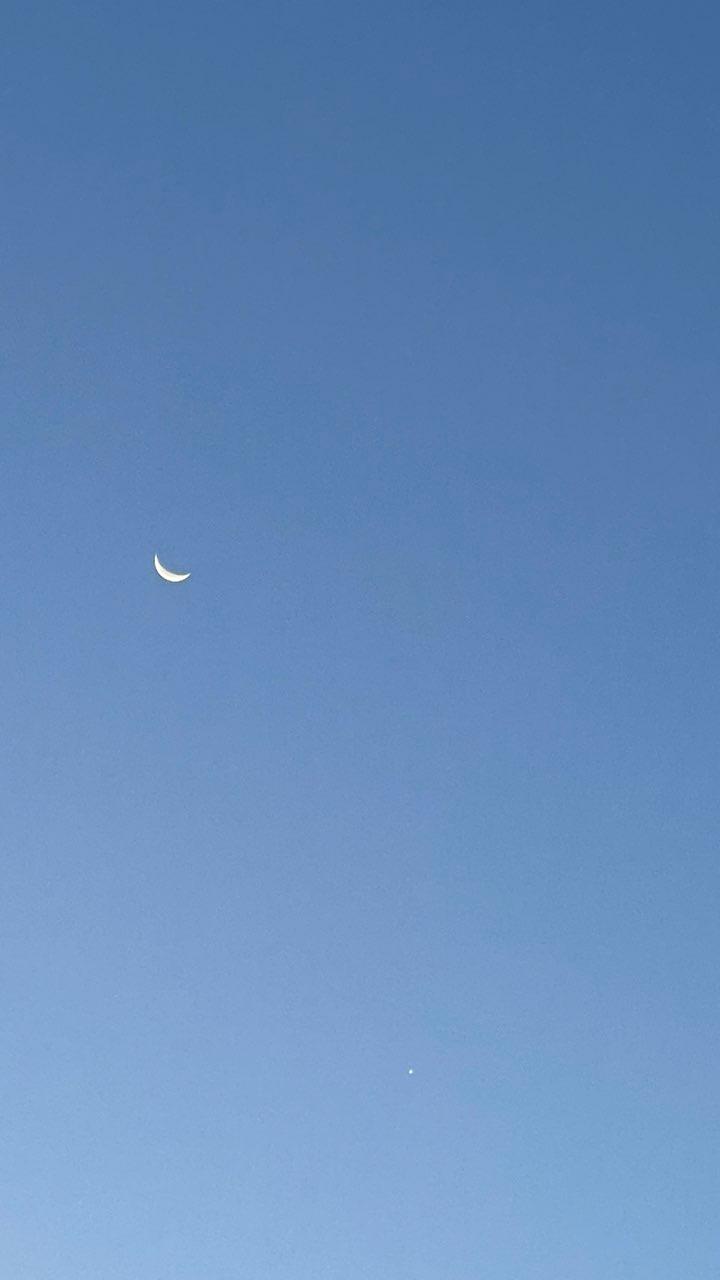 The Moon over Saronno, Italia — waning crescent, Lunar Day 26