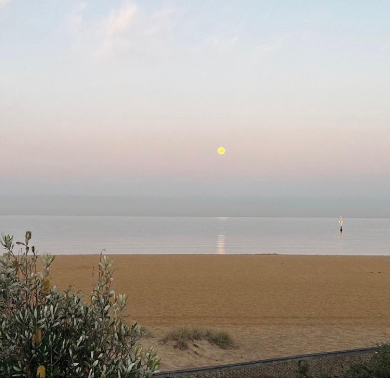 The Moon over Rye, Australia — last quarter, Lunar Day 22
