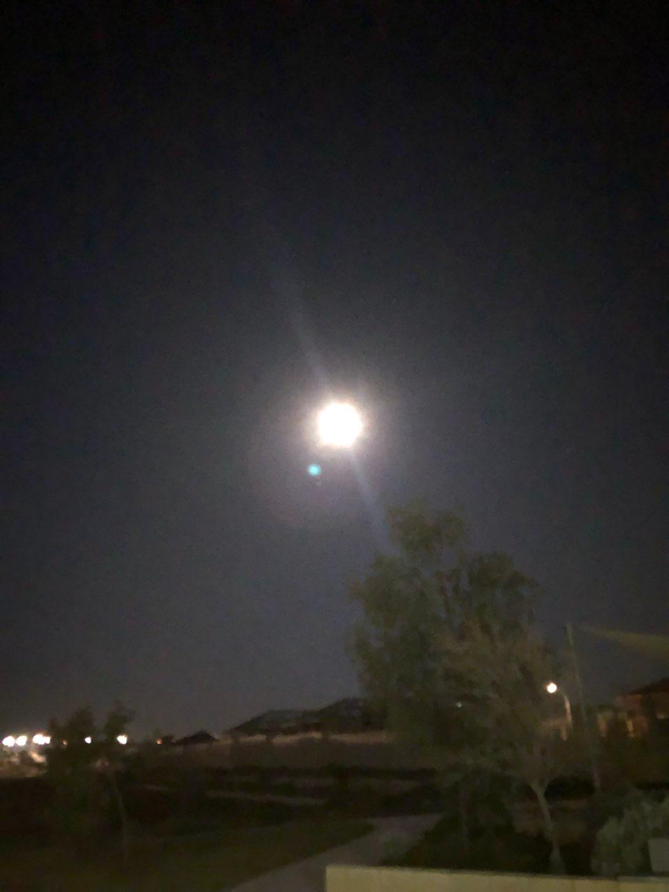 The Moon over Eglinton, Australia — full moon, Lunar Day 15