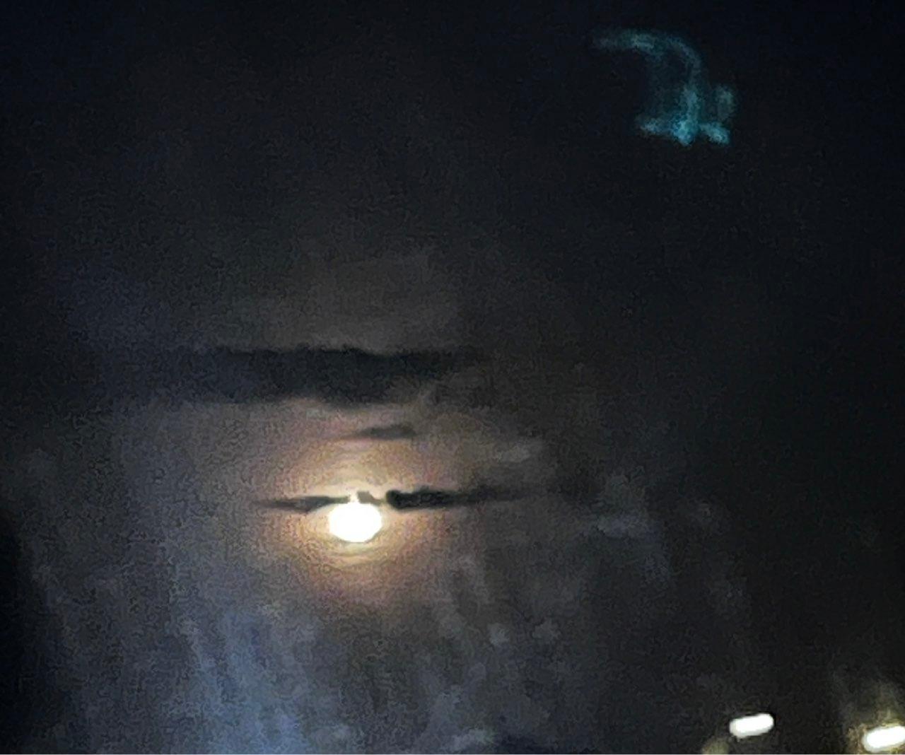 The Moon over Malle, Belgium — waning gibbous, Lunar Day 18