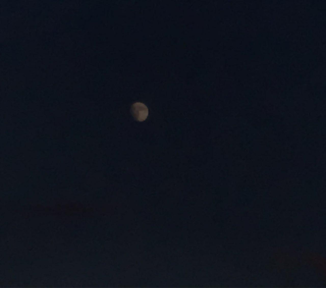 The Moon over Afyonkarahisar Merkez, Türkiye — waxing gibbous, Lunar Day 13