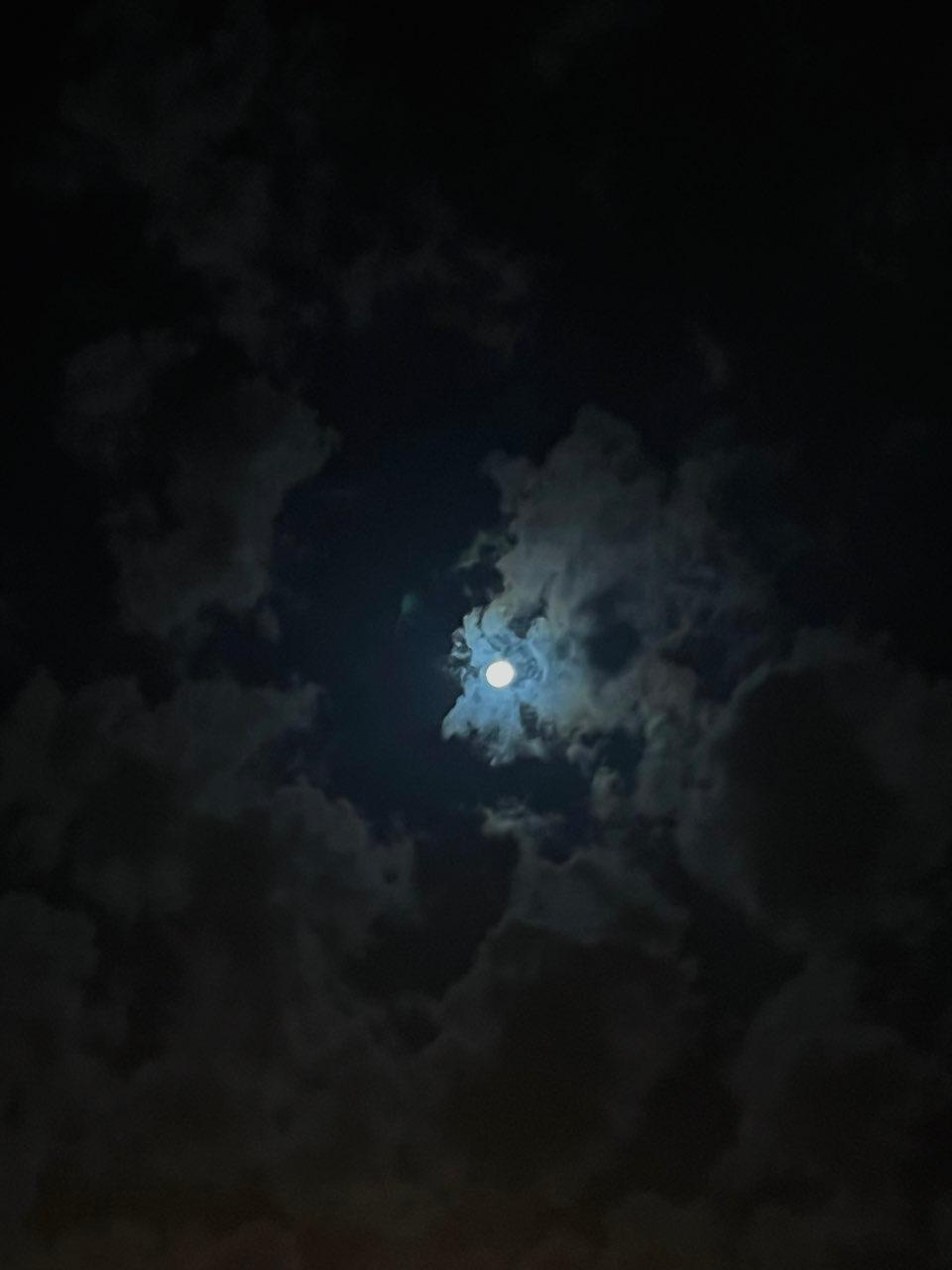 The Moon over Bari, Italy — full moon, Lunar Day 15