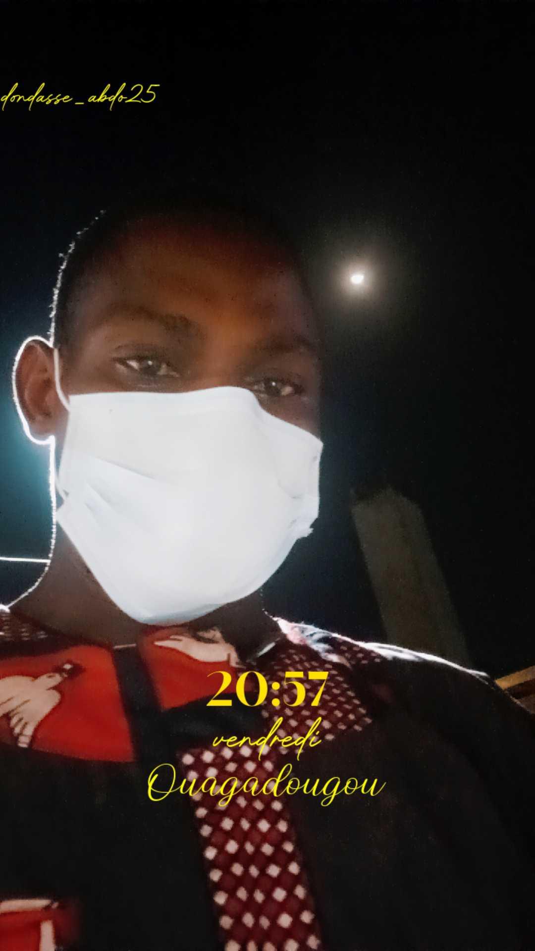 The Moon over Burkina Faso — first quarter, Lunar Day 7