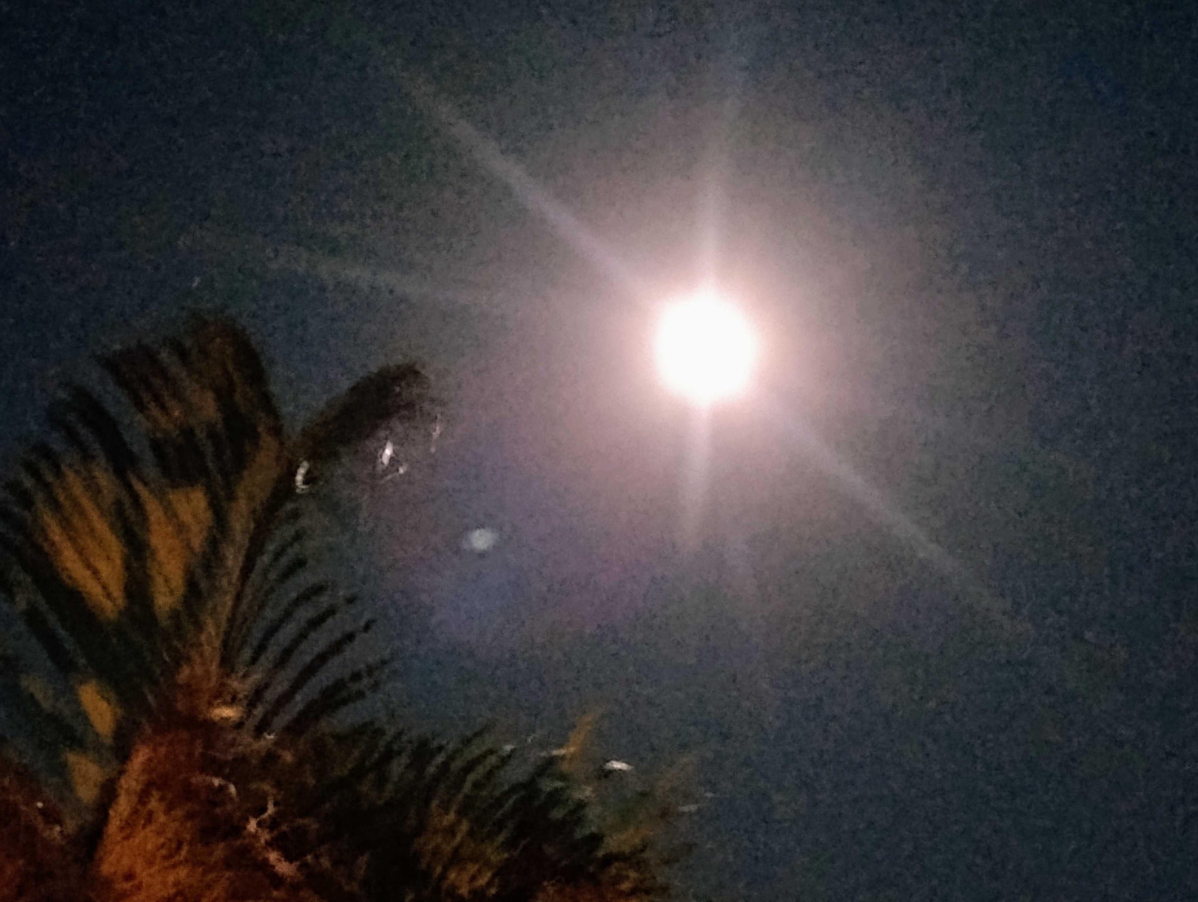 The Moon over Posadas, Argentina — waning gibbous, Lunar Day 19