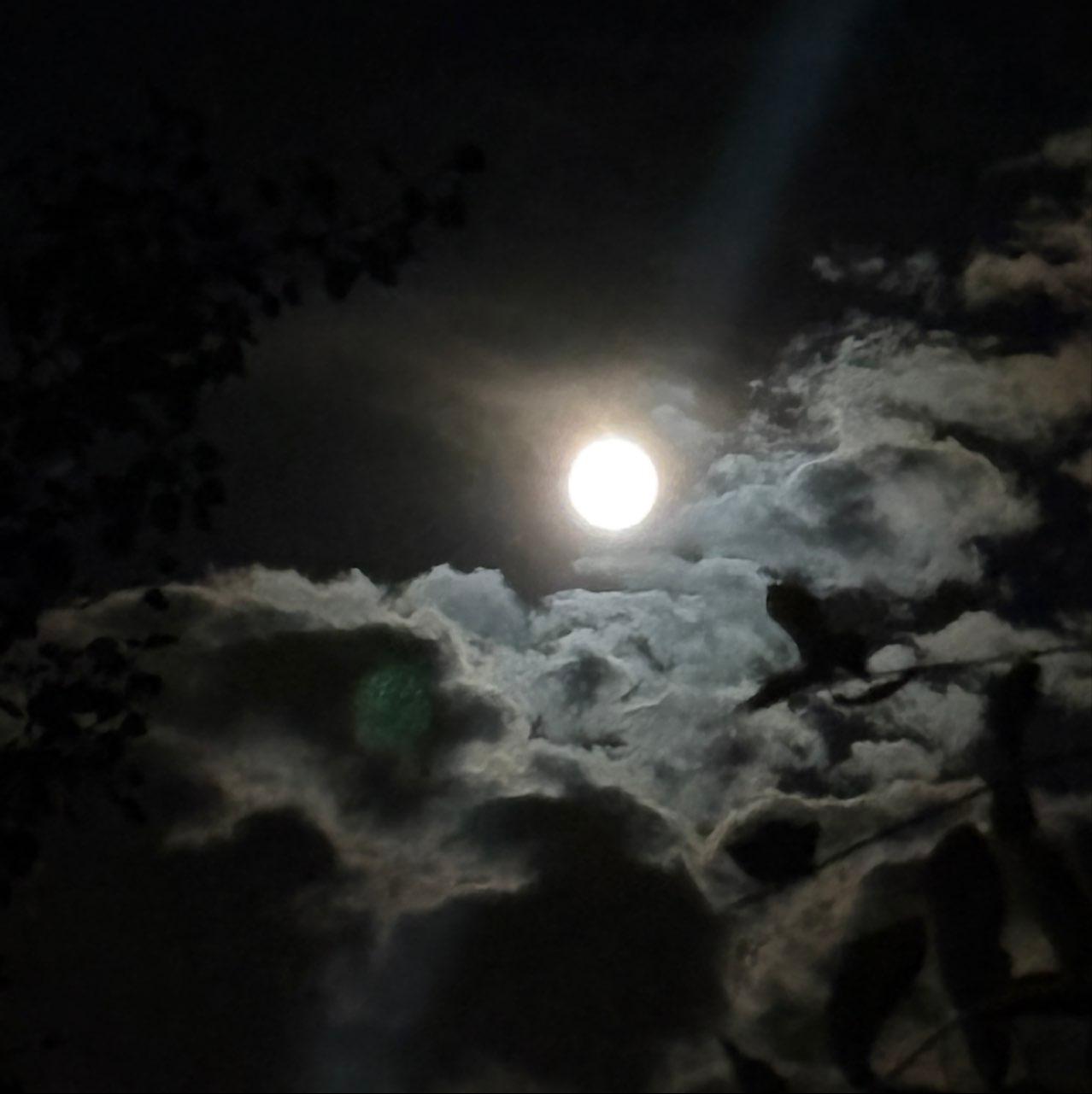 The Moon over Denver, United States — full moon, Lunar Day 17