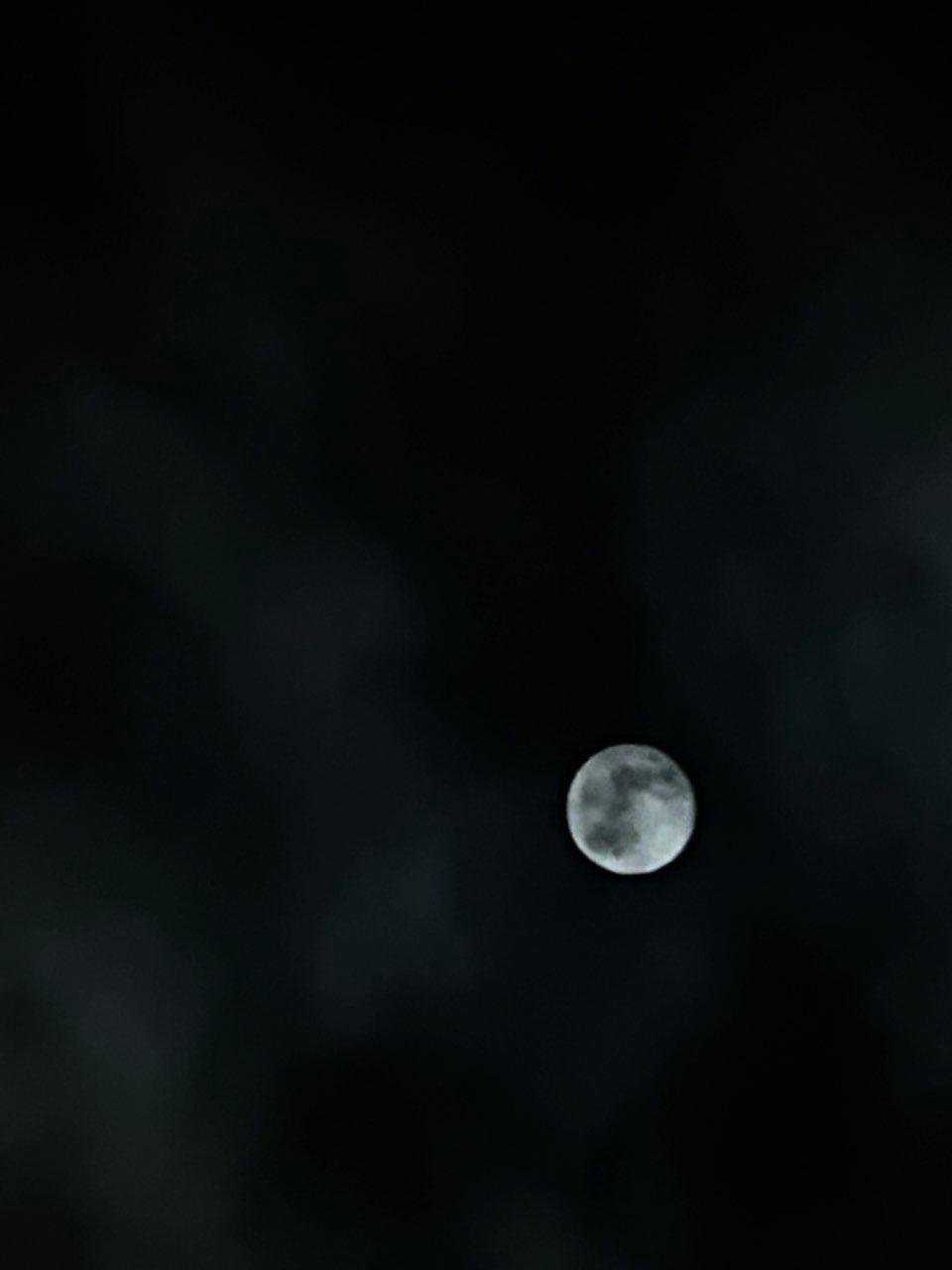 The Moon over Cologne, Germany — full moon, Lunar Day 16