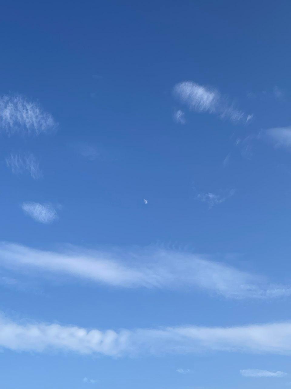 The Moon over Bari, Italy — first quarter, Lunar Day 10