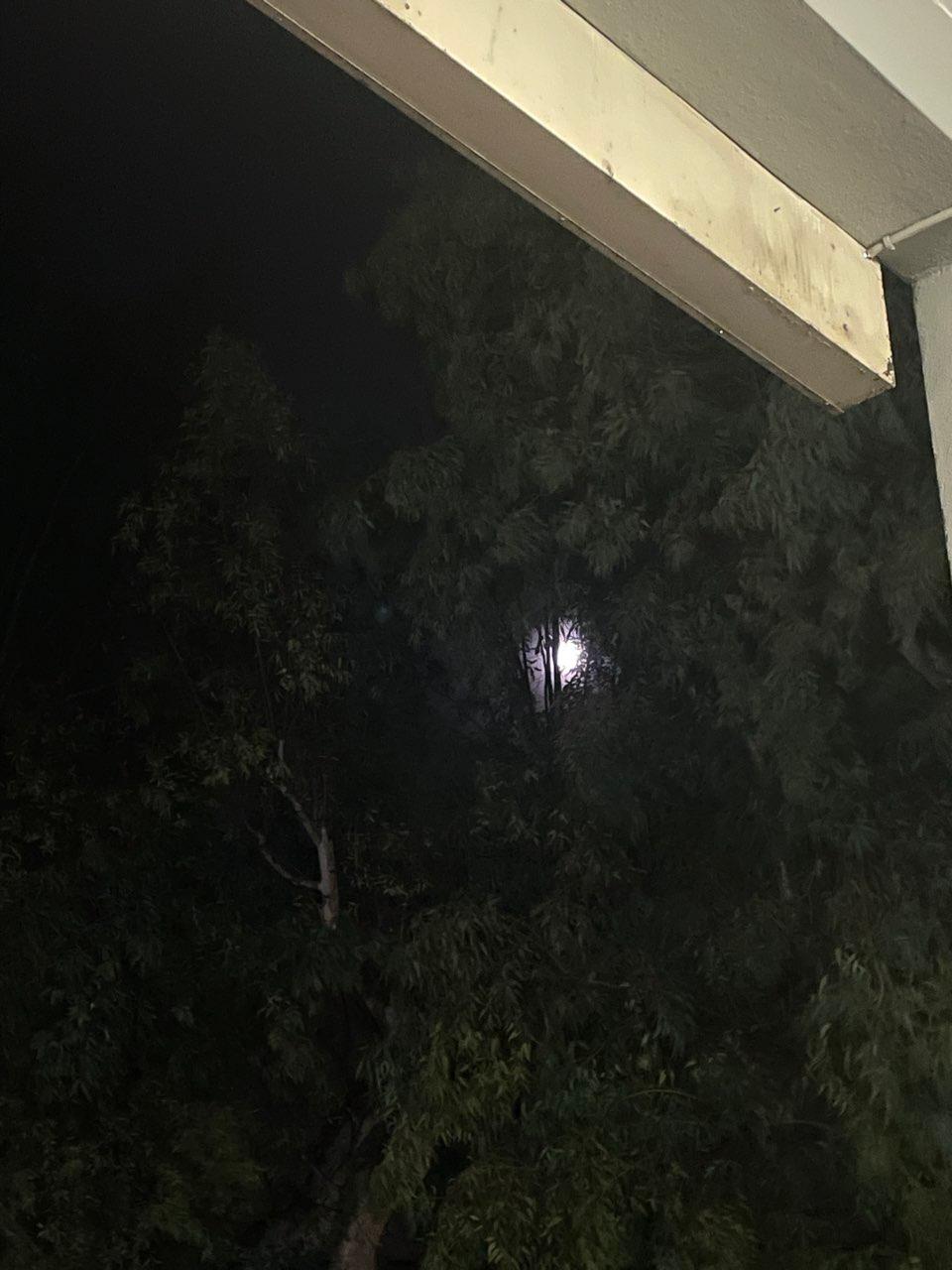 The Moon over Bari, Italy — waxing gibbous, Lunar Day 12