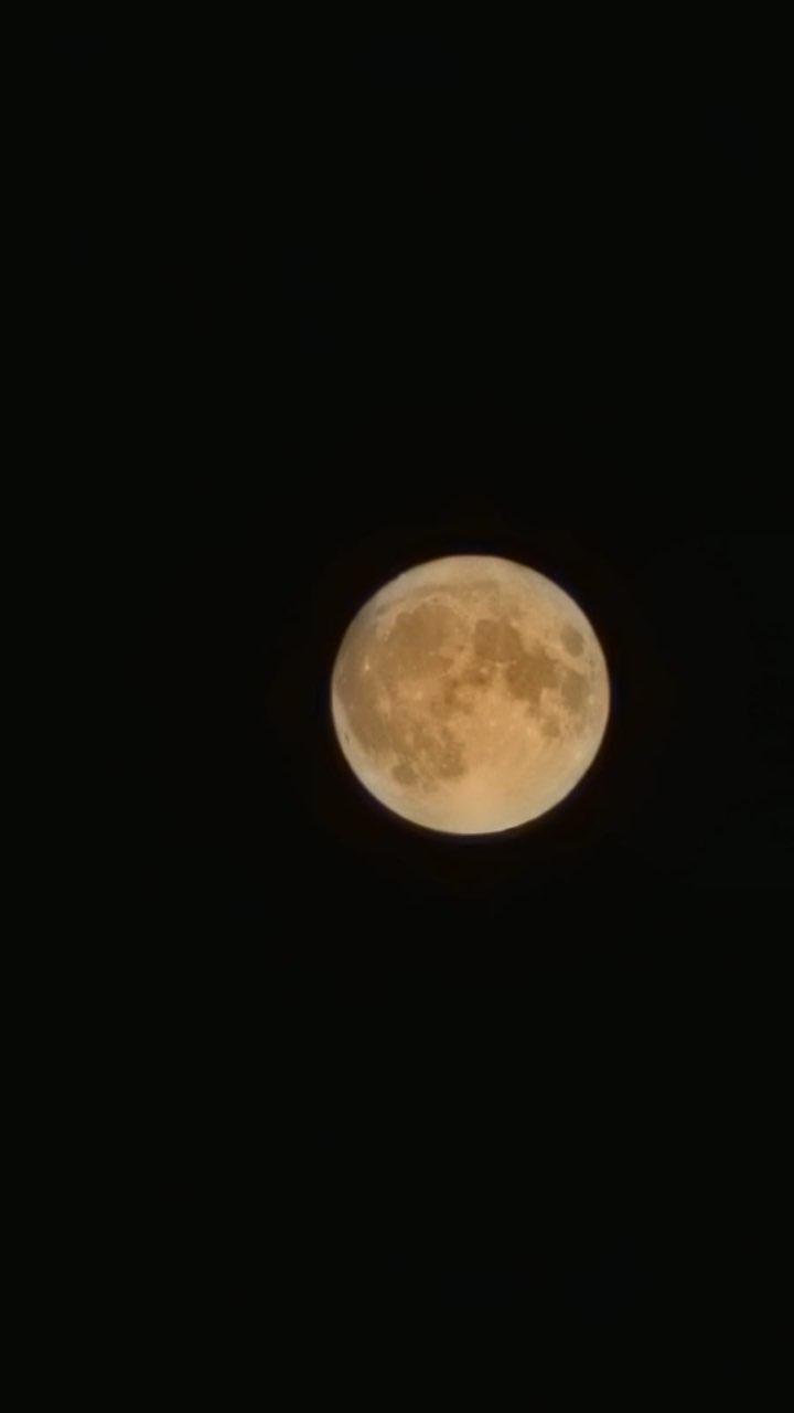The Moon over Auerbach/Vogtland, Deutschland — full moon, Lunar Day 15
