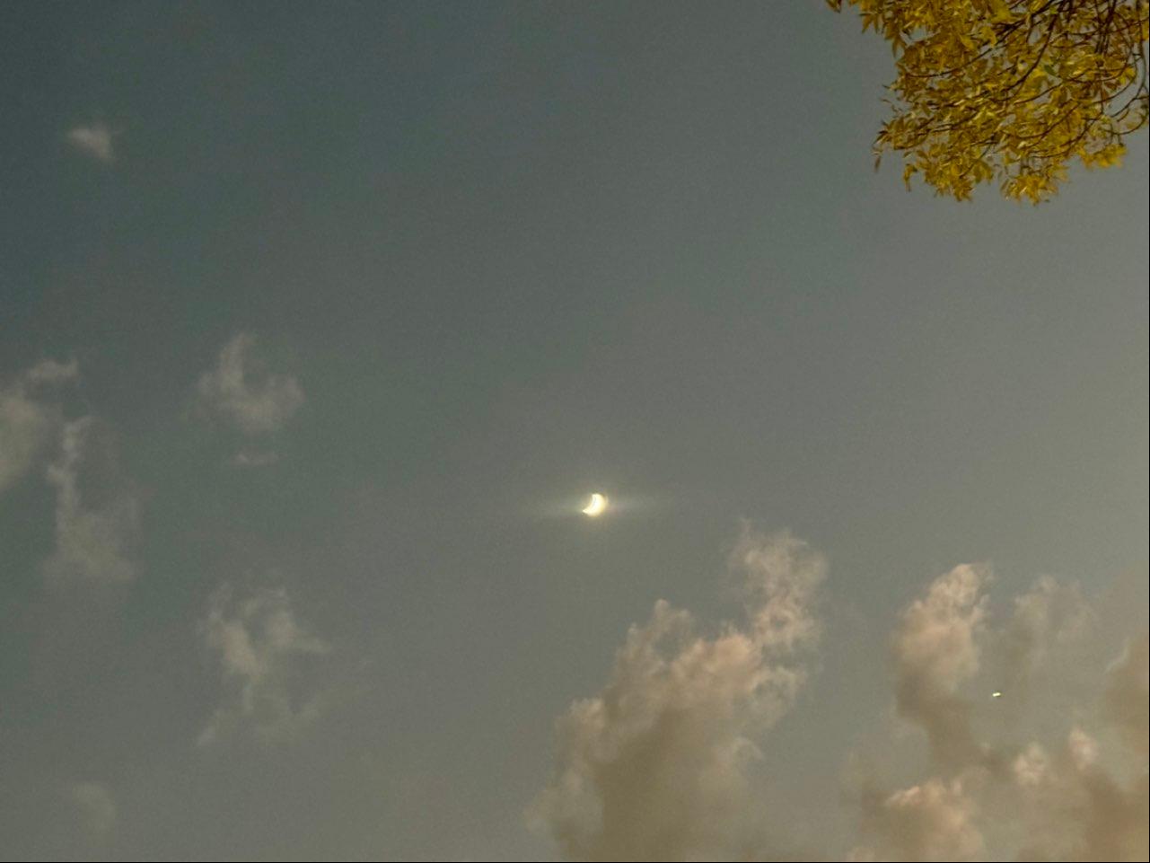 The Moon over Miguel Hidalgo, México — first quarter, Lunar Day 7