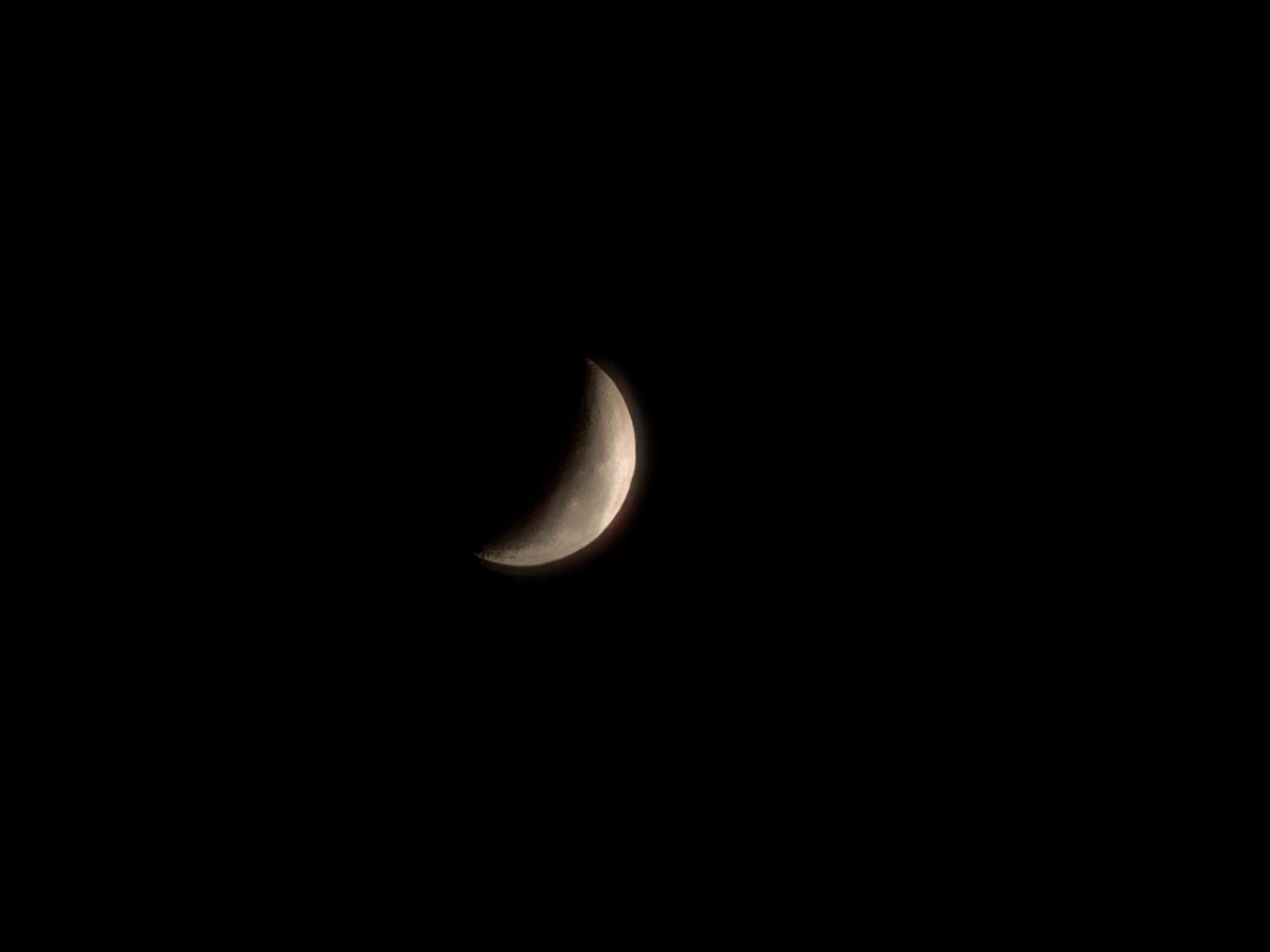 The Moon over Spokane, United States — waning crescent, Lunar Day 25
