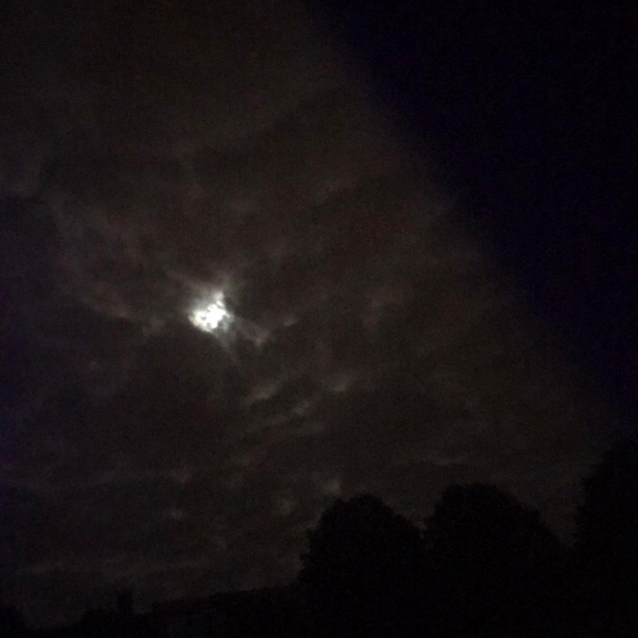 The Moon over Sneek, Nederland — new moon, Lunar Day 29