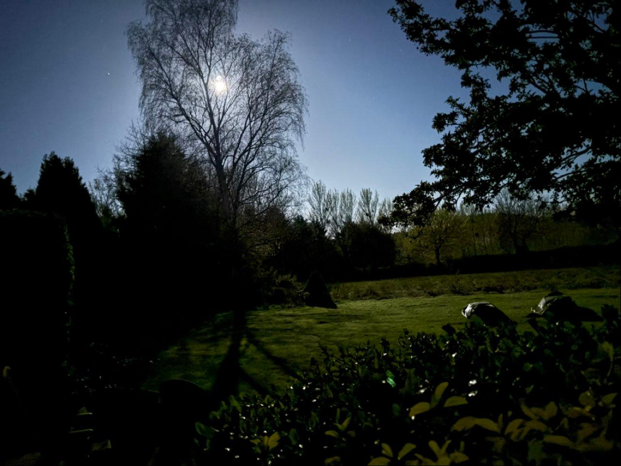 The Moon over Hereford, United Kingdom — full moon, Lunar Day 15