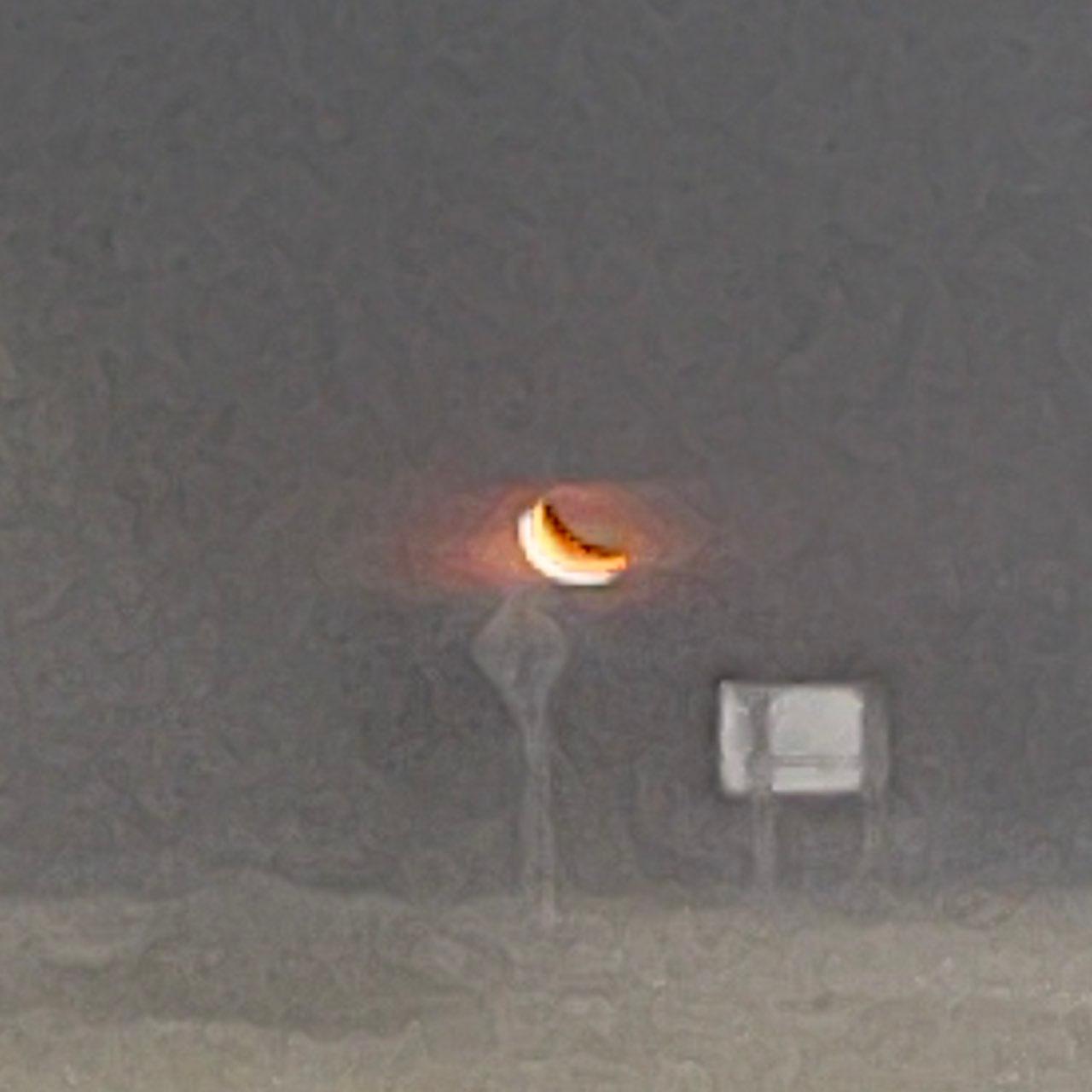 The Moon over Finniss, Australia — waxing crescent, Lunar Day 6