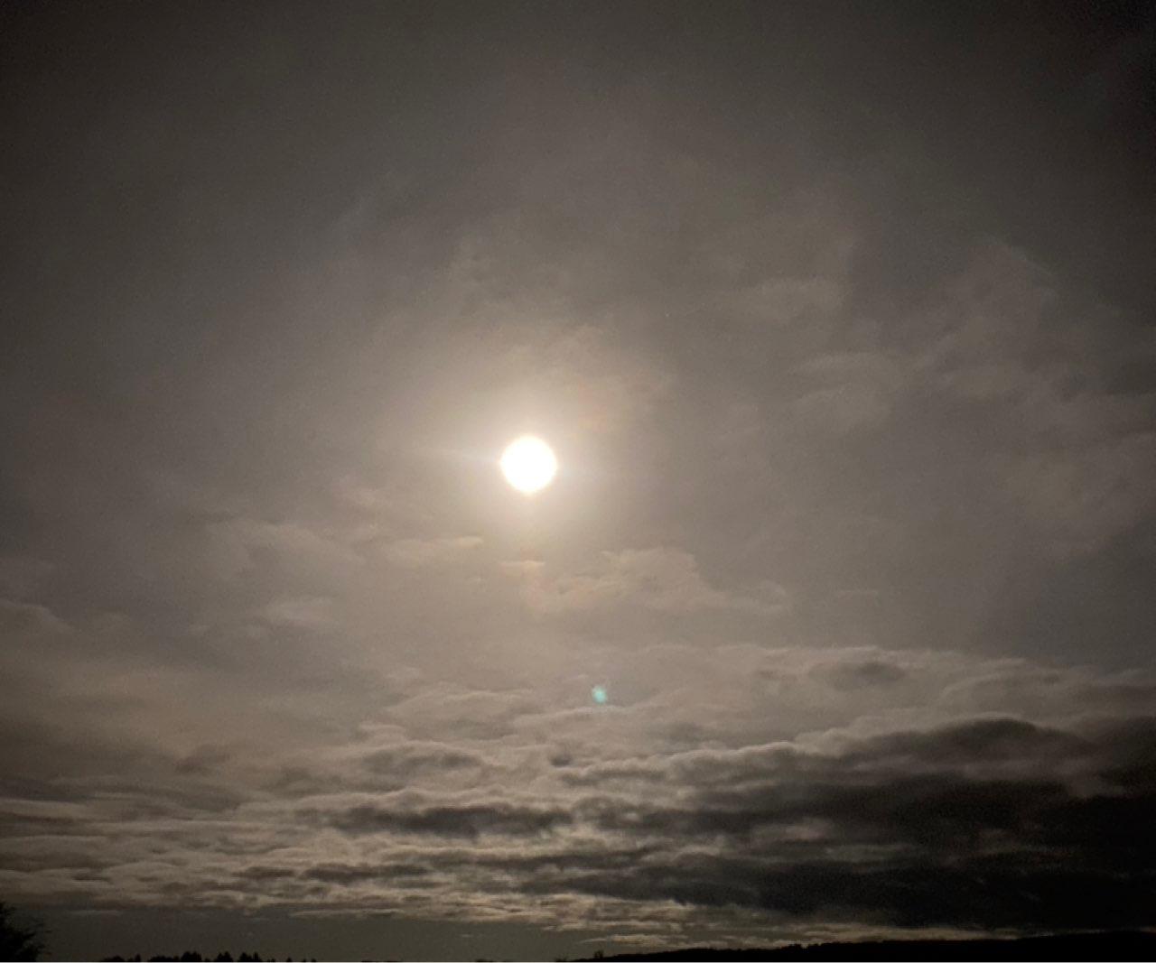 The Moon over Euskirchen, Deutschland — full moon, Lunar Day 16