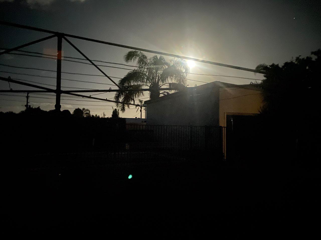 The Moon over Noraville, Australia — full moon, Lunar Day 15