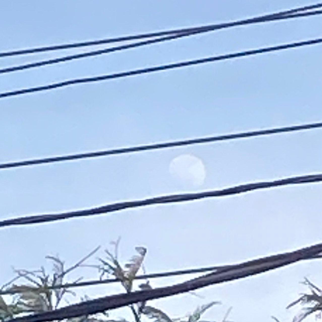 The Moon over Guadalajara, México — waxing gibbous, Lunar Day 13