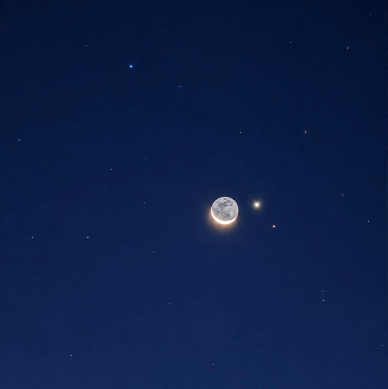 The Moon over Colorado Springs, United States — waning crescent, Lunar Day 26