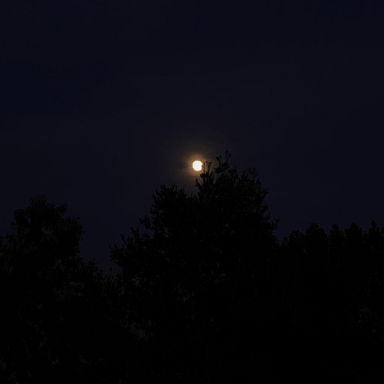 The Moon over Giugliano in Campania, Italia — full moon, Lunar Day 15
