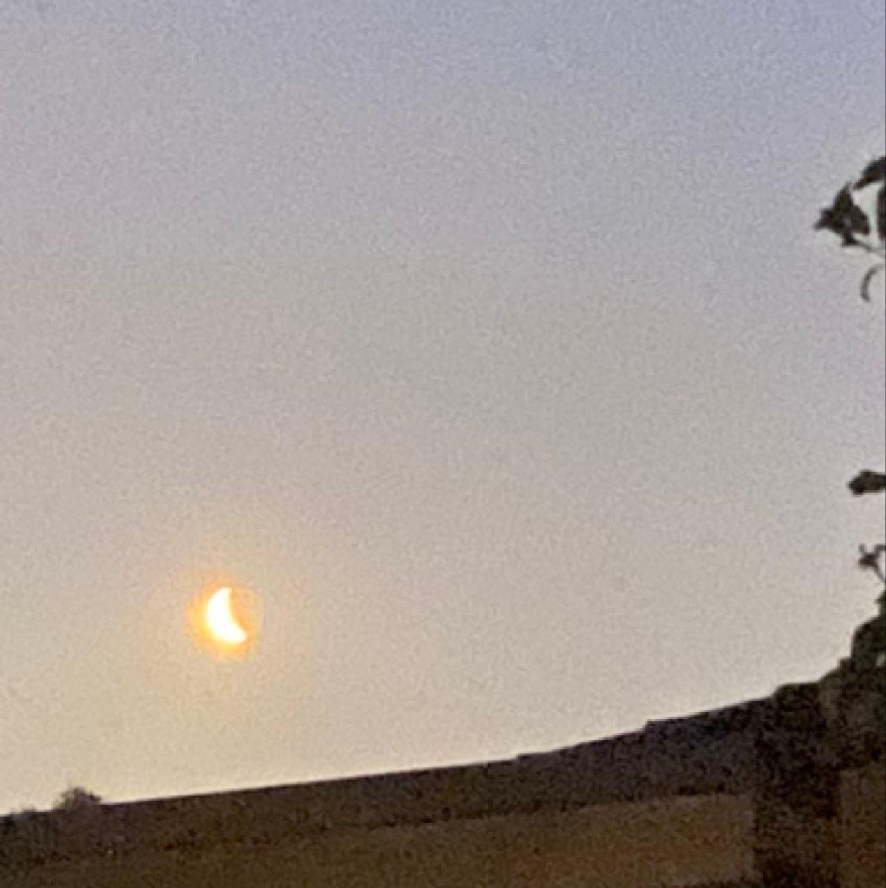 The Moon over Forest Hill, Australia — waxing crescent, Lunar Day 5