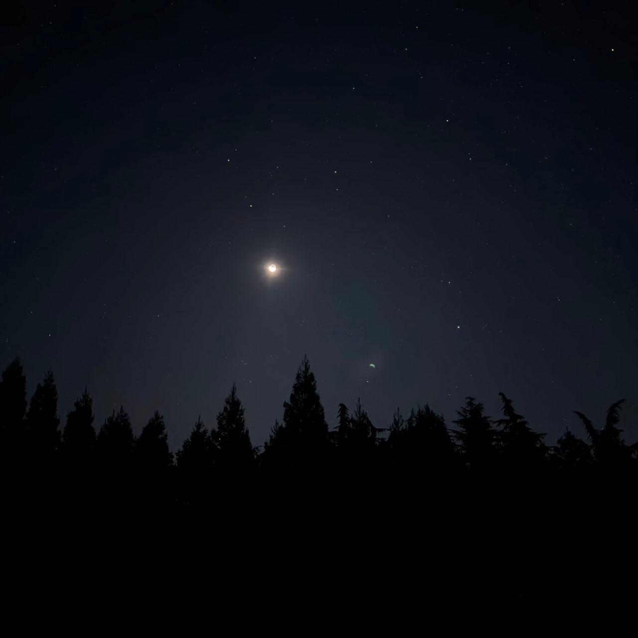 The Moon over Lodi, United States — waning crescent, Lunar Day 26