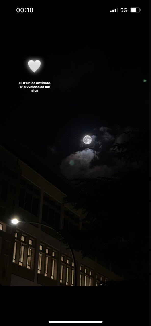 The Moon over Palermo, Italia — full moon, Lunar Day 16