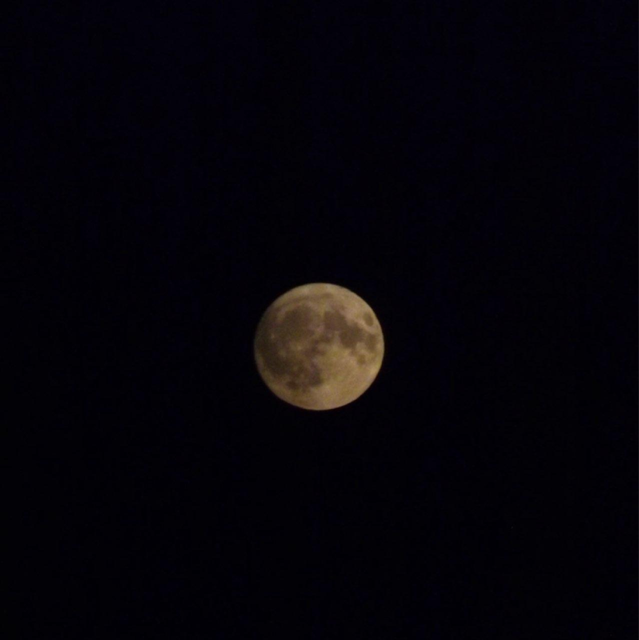 The Moon over South Shields, United Kingdom — full moon, Lunar Day 16