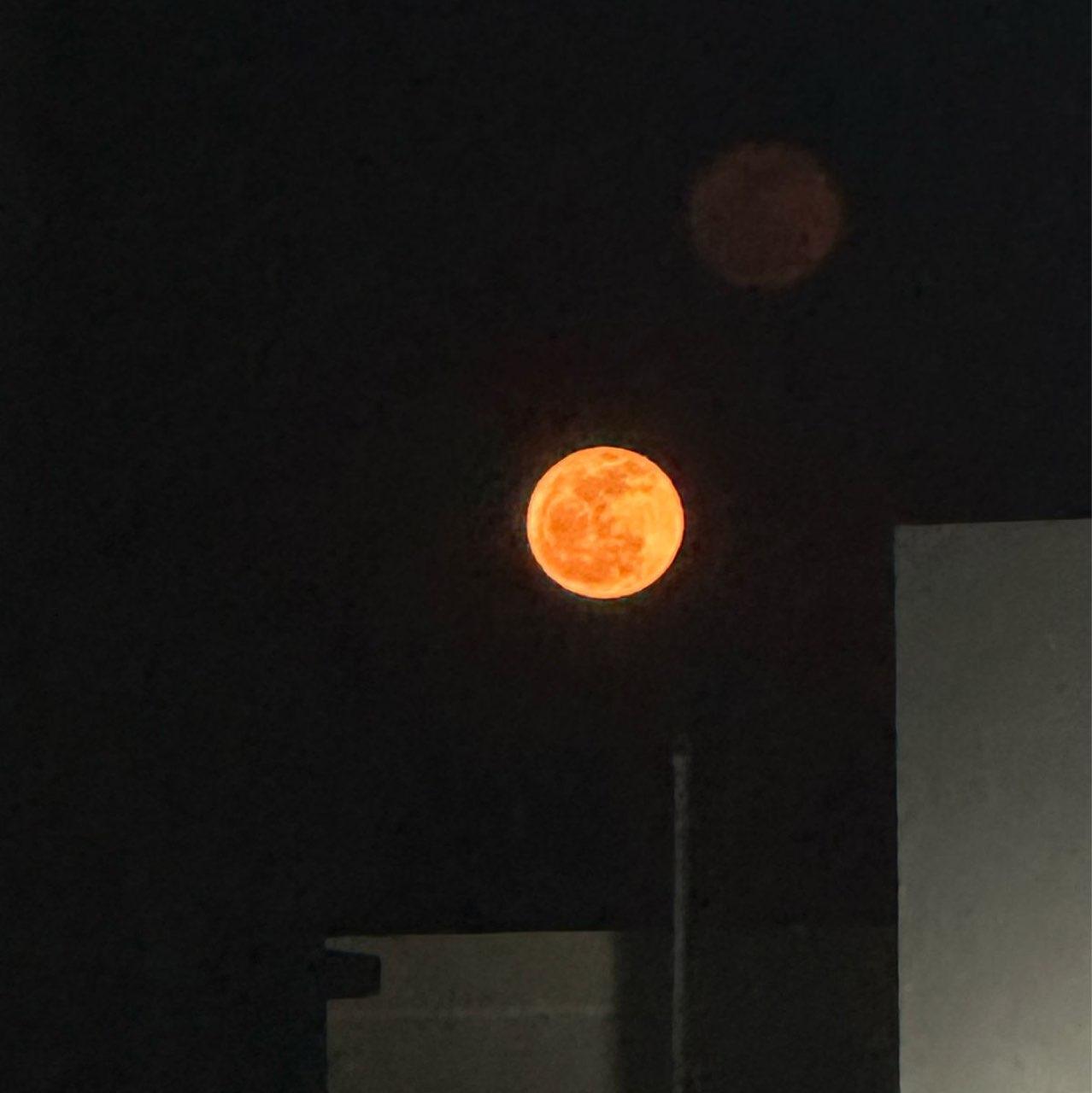 The Moon over Cabo San Lucas, México — full moon, Lunar Day 17