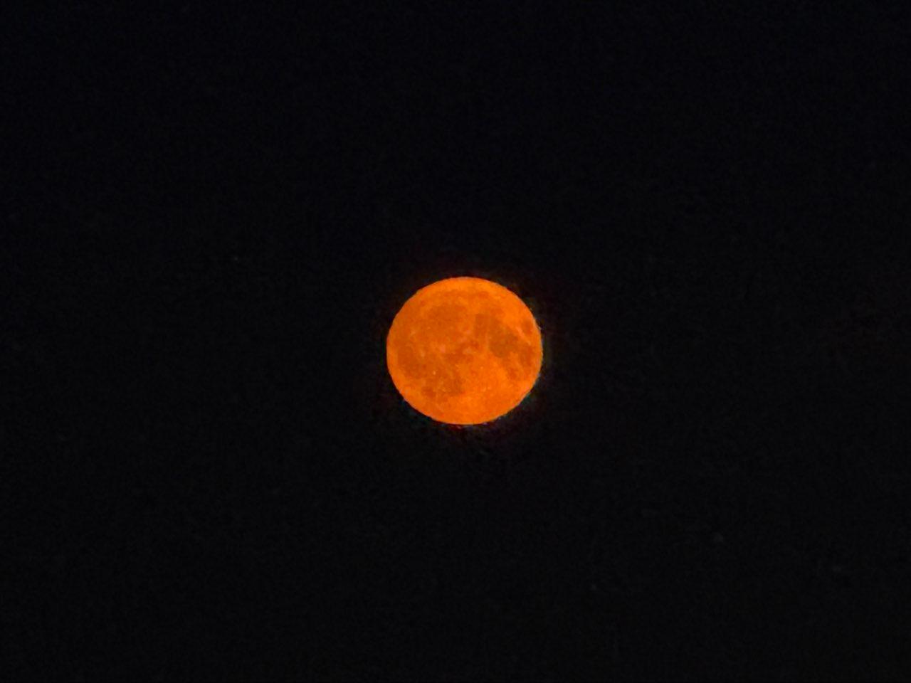 The Moon over Stavanger, Norway — full moon, Lunar Day 15