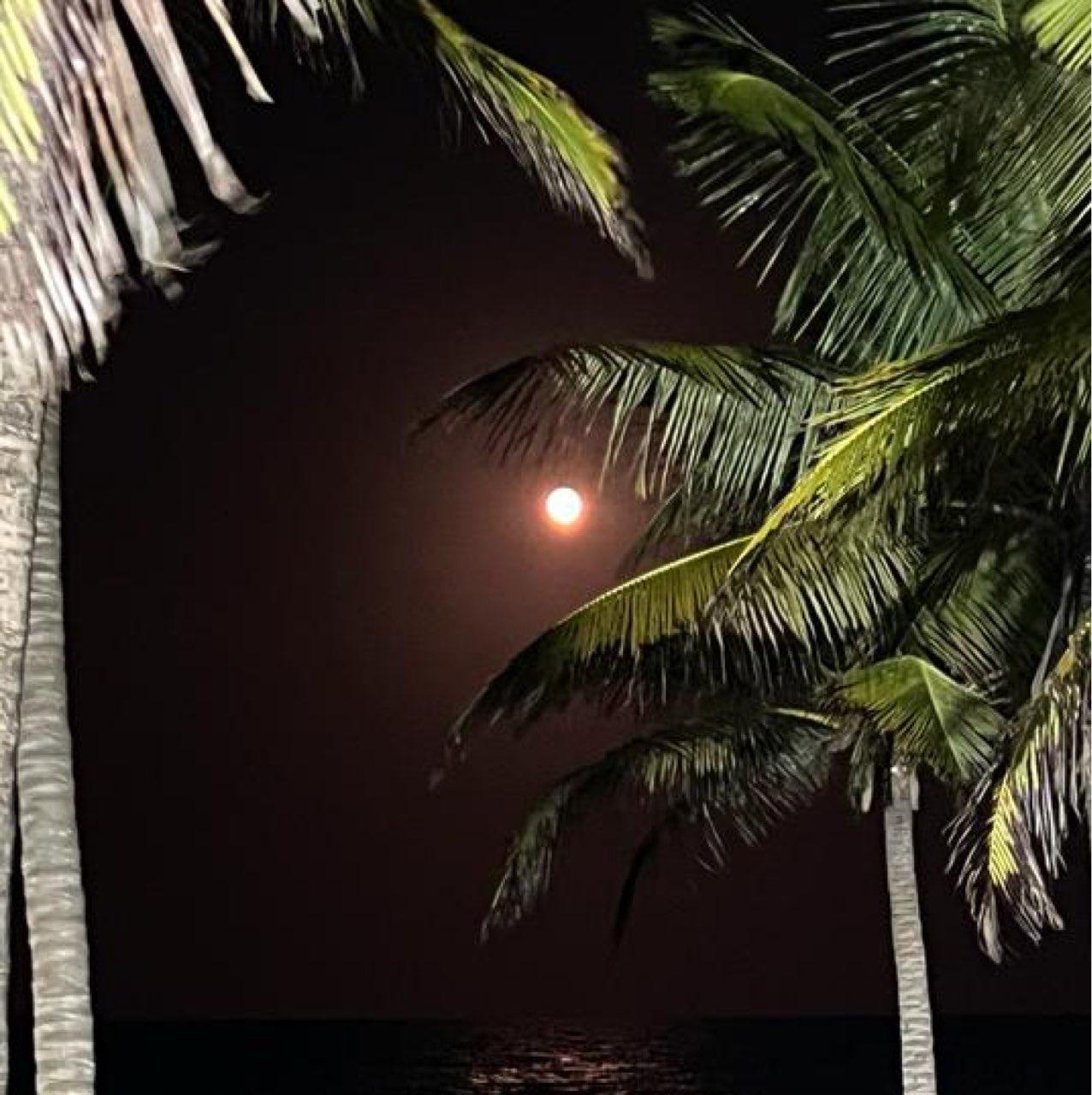The Moon over Barquisimeto, Venezuela — full moon, Lunar Day 16
