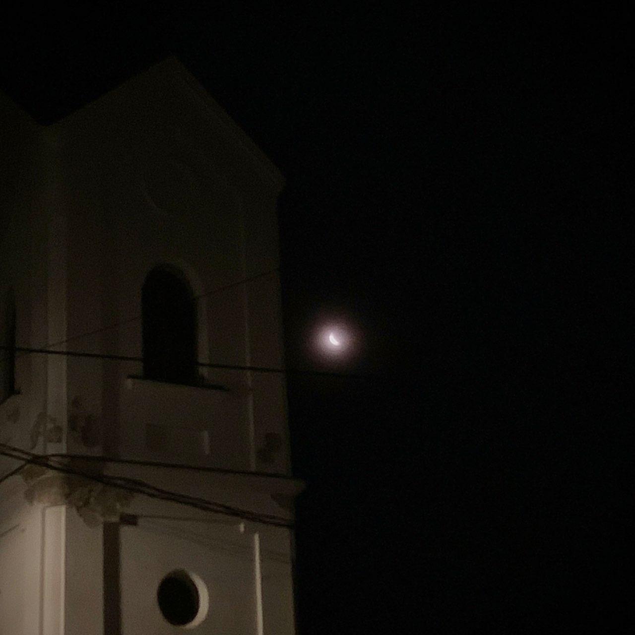 The Moon over Laskod, Hungary — full moon, Lunar Day 16