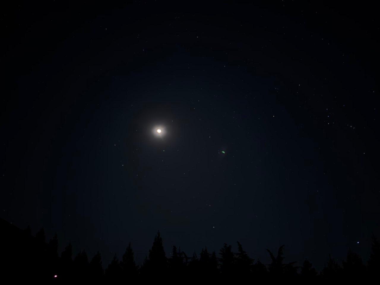 The Moon over Lodi, United States — waning crescent, Lunar Day 25