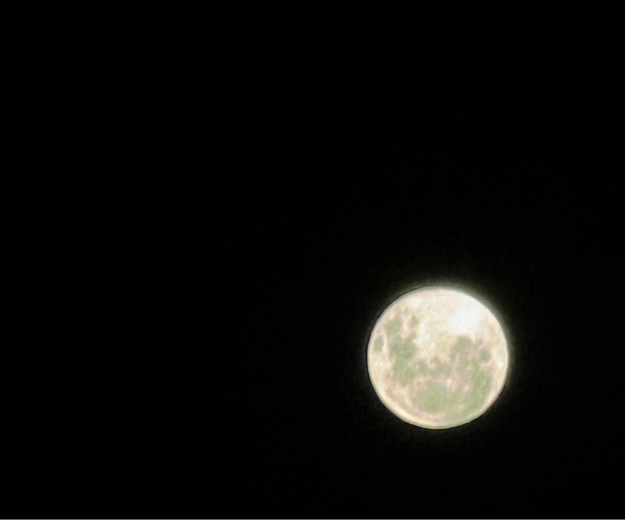 The Moon over Adelaide, Australia — full moon, Lunar Day 16