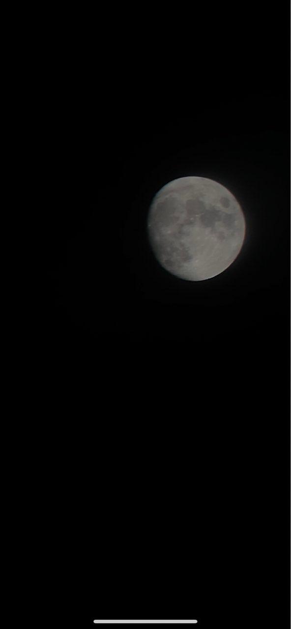 The Moon over Vancouver, Canada — waxing gibbous, Lunar Day 13