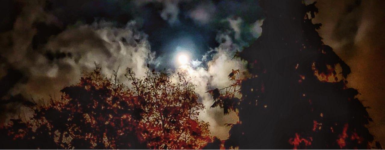 The Moon over Paris, France — waning gibbous, Lunar Day 18