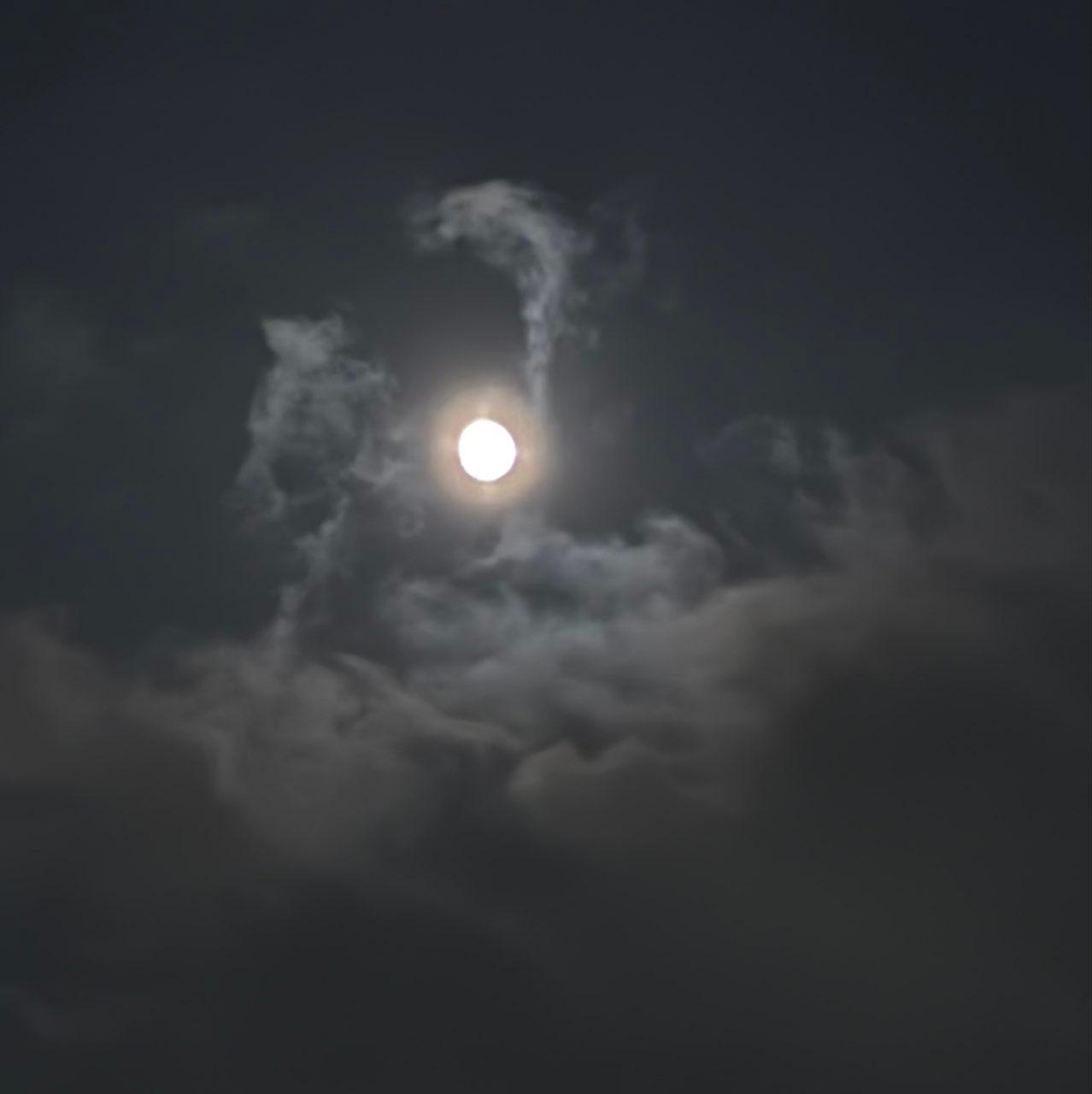 The Moon over Nepal — full moon, Lunar Day 14