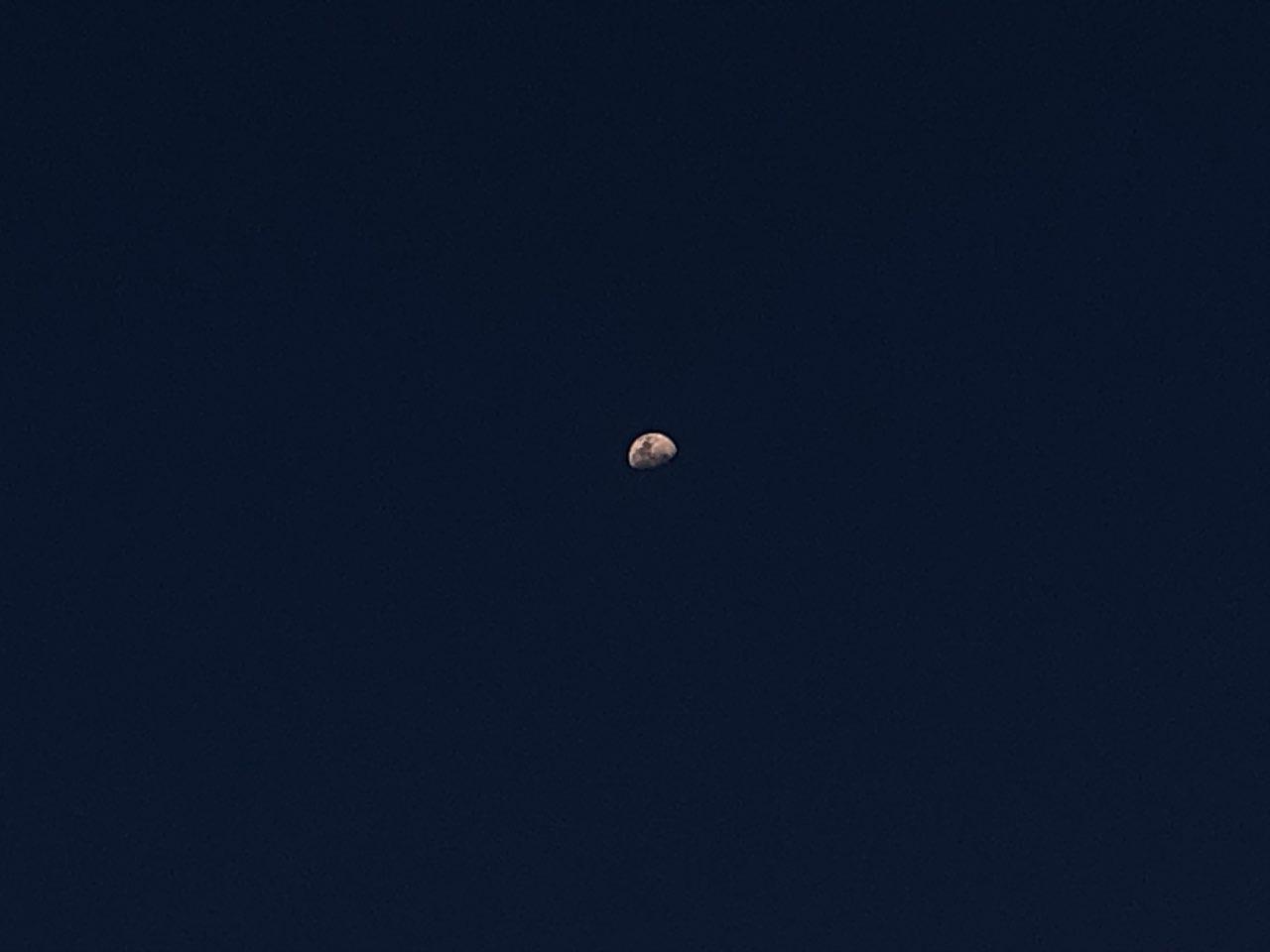 The Moon over Pearsall, Australia — waxing gibbous, Lunar Day 11