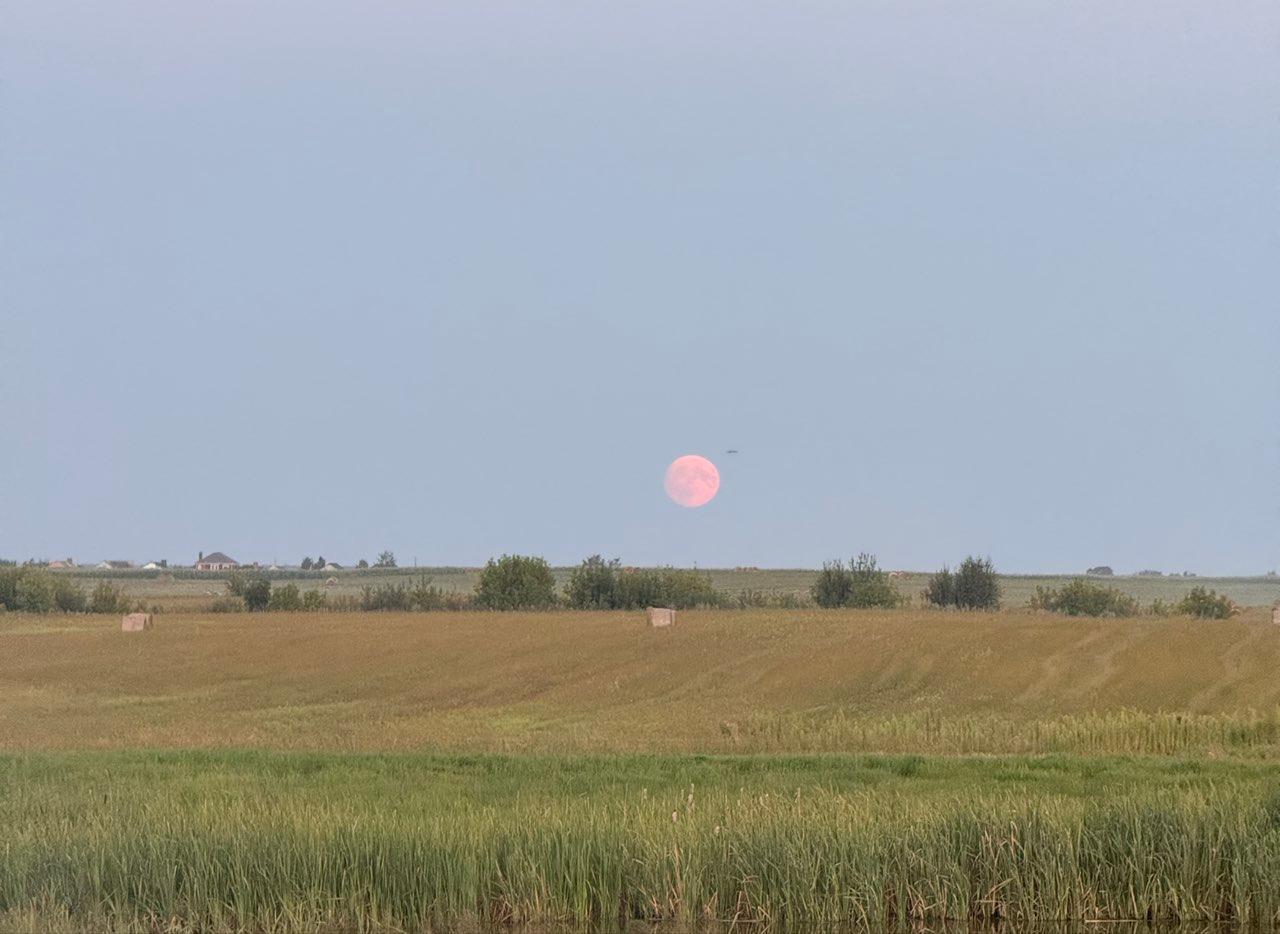 The Moon over Gomel, Belarus — full moon, Lunar Day 15