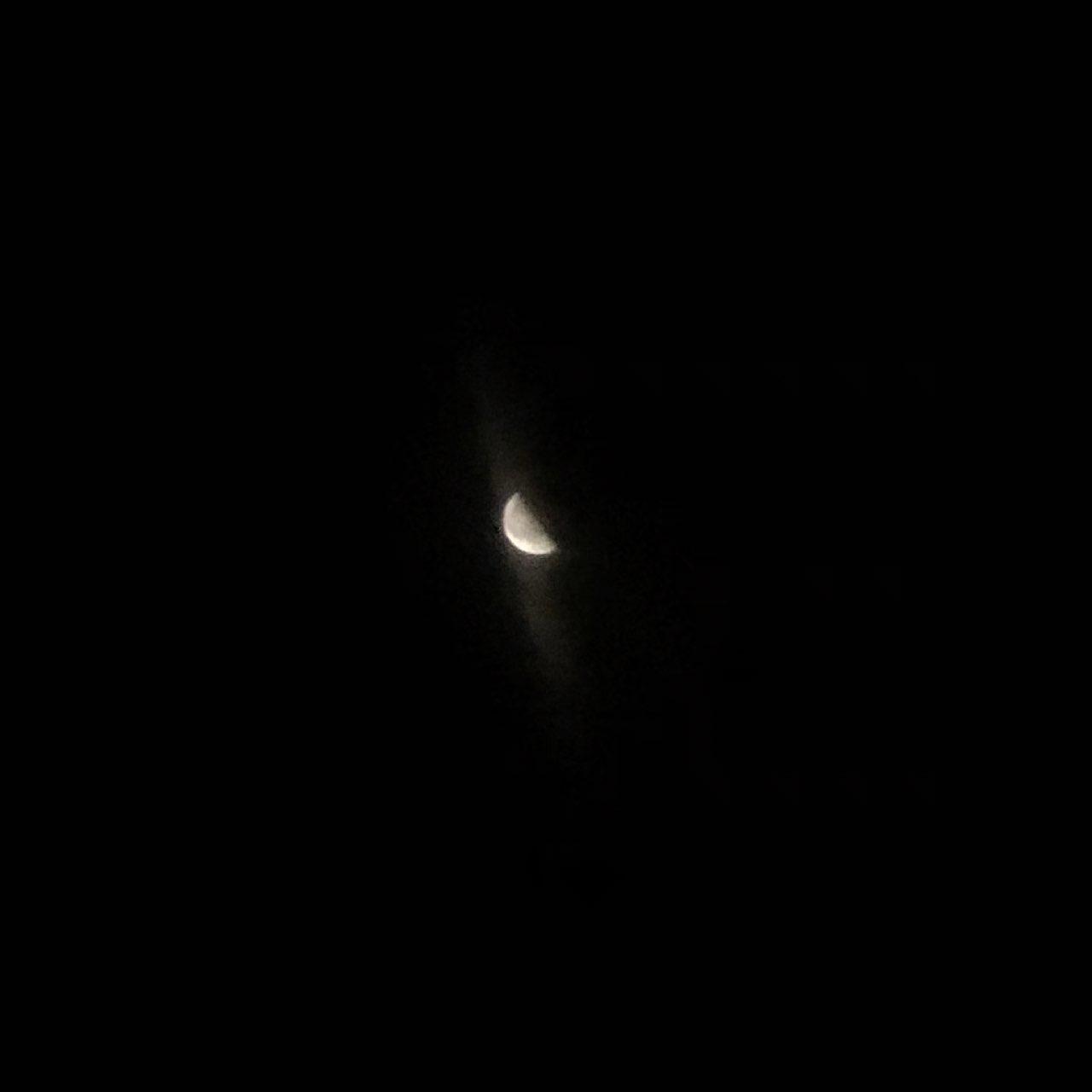 The Moon over Antas, España — last quarter, Lunar Day 23