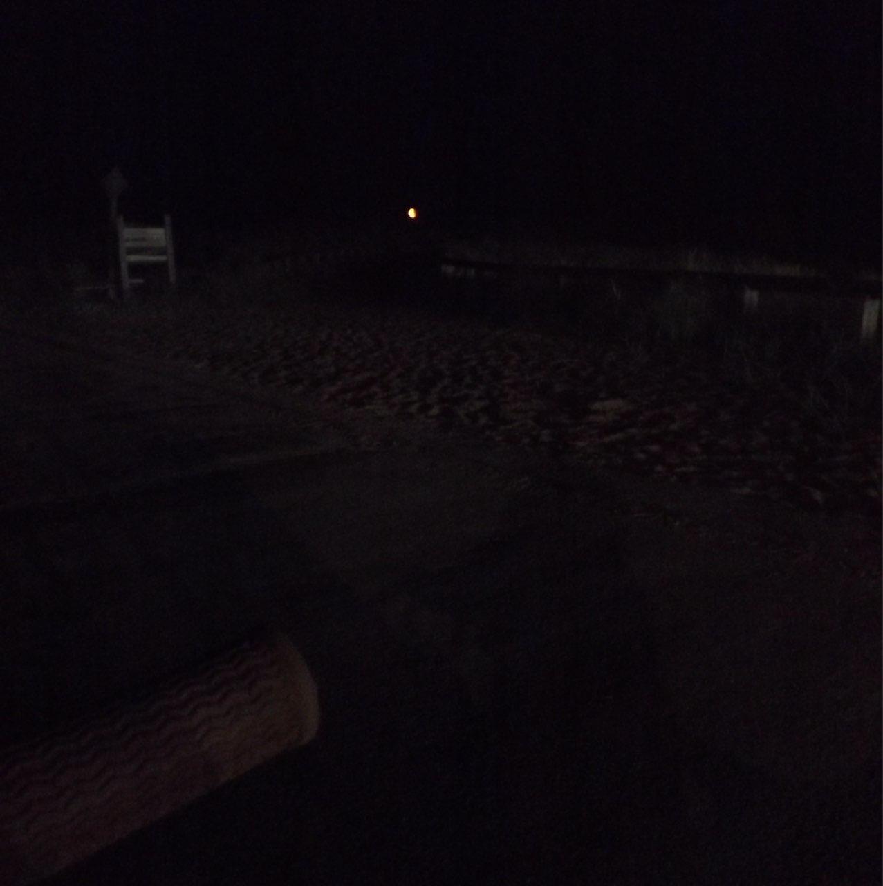 The Moon over South Shields, United Kingdom — first quarter, Lunar Day 9
