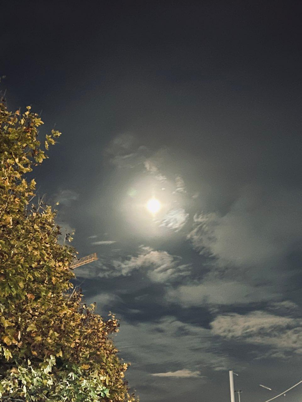 The Moon over Cascais, Portugal — last quarter, Lunar Day 24