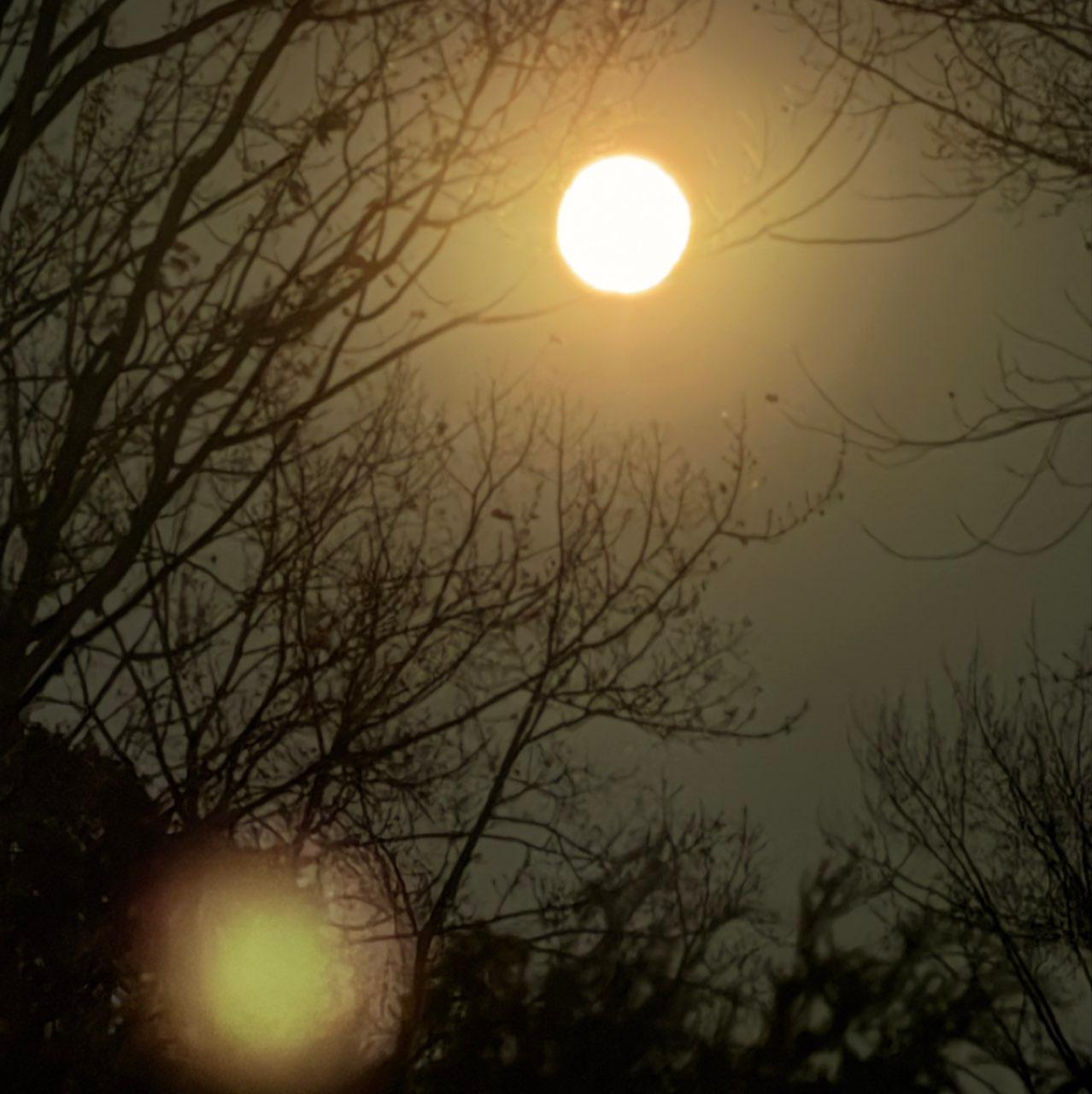 The Moon over Boisbriand, Canada — full moon, Lunar Day 17