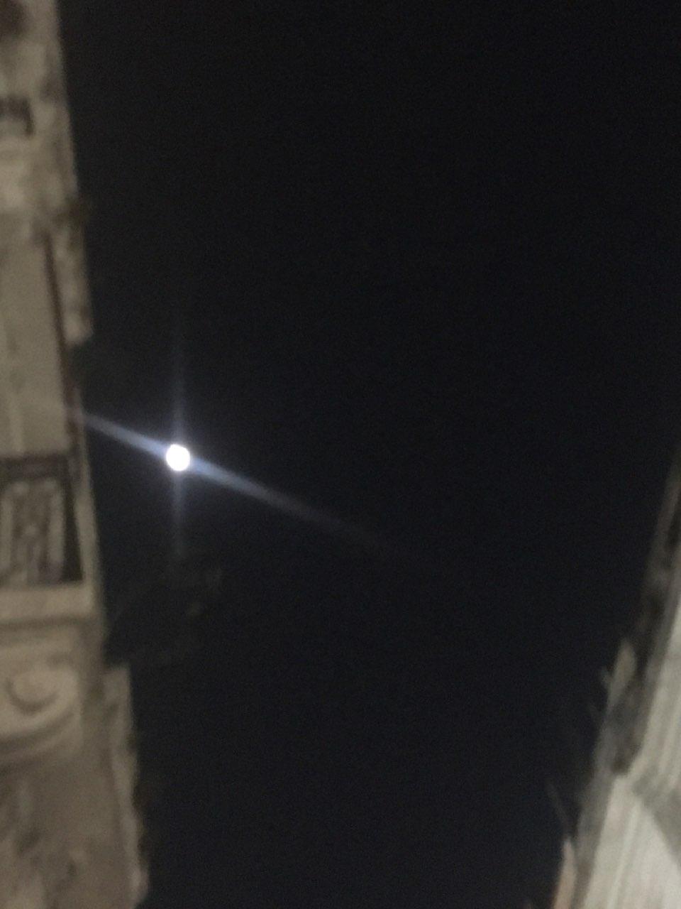 The Moon over Buenos Aires, Argentina — first quarter, Lunar Day 6