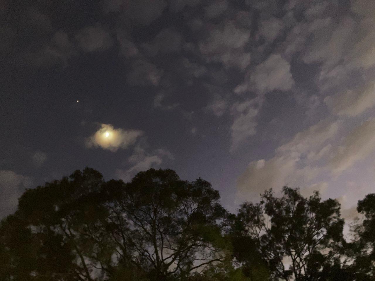 The Moon over Chapel Hill, Australia — last quarter, Lunar Day 23