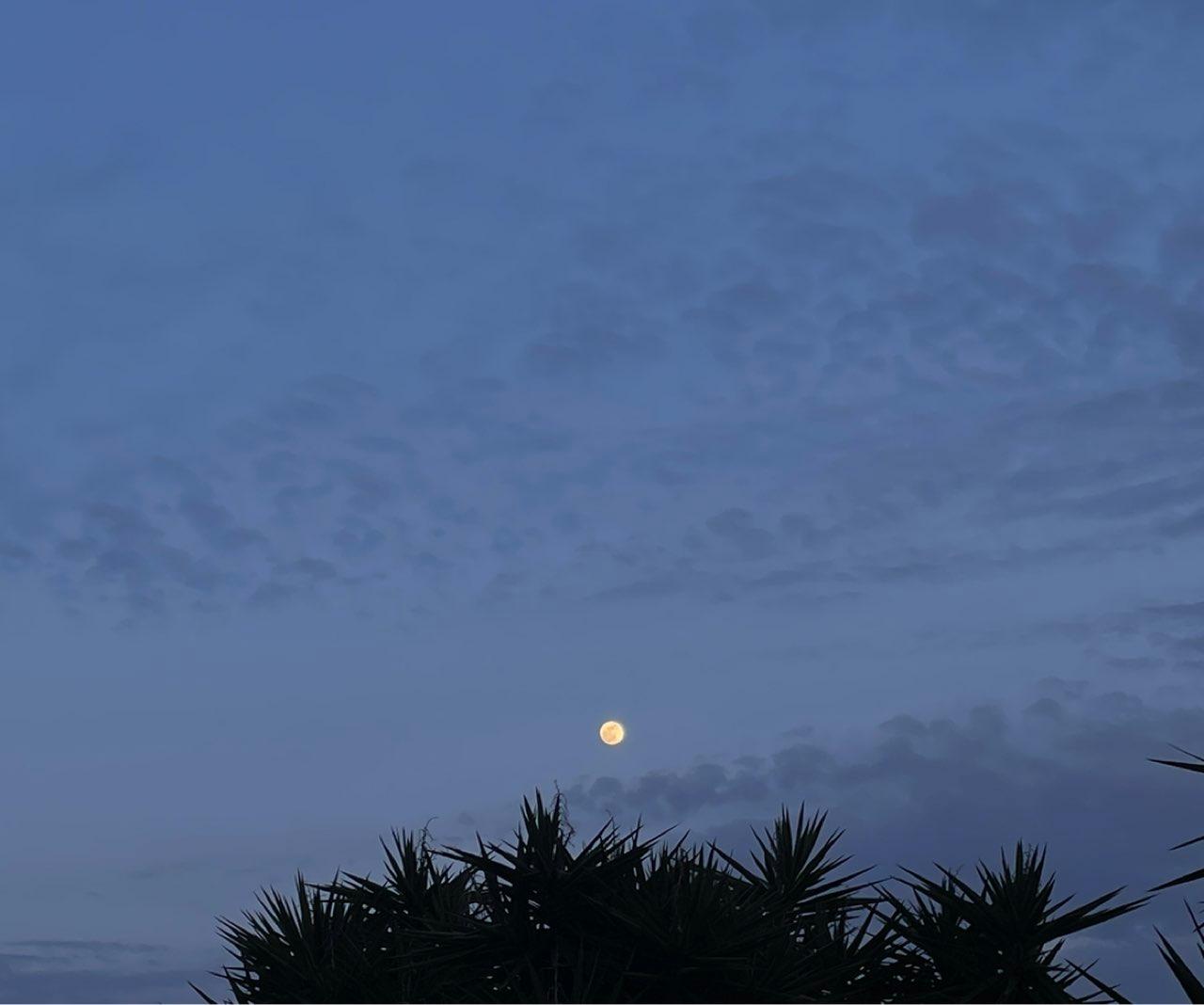 The Moon over Bari, Italia — full moon, Lunar Day 15