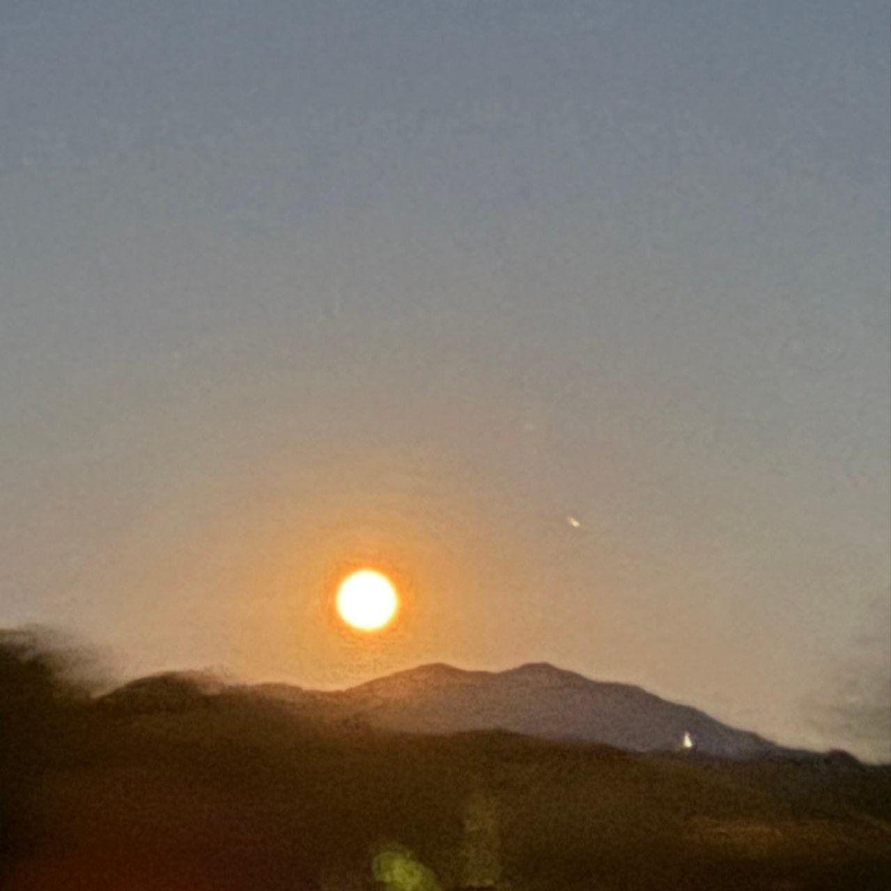 The Moon over Asheville, United States — waning crescent, Lunar Day 26