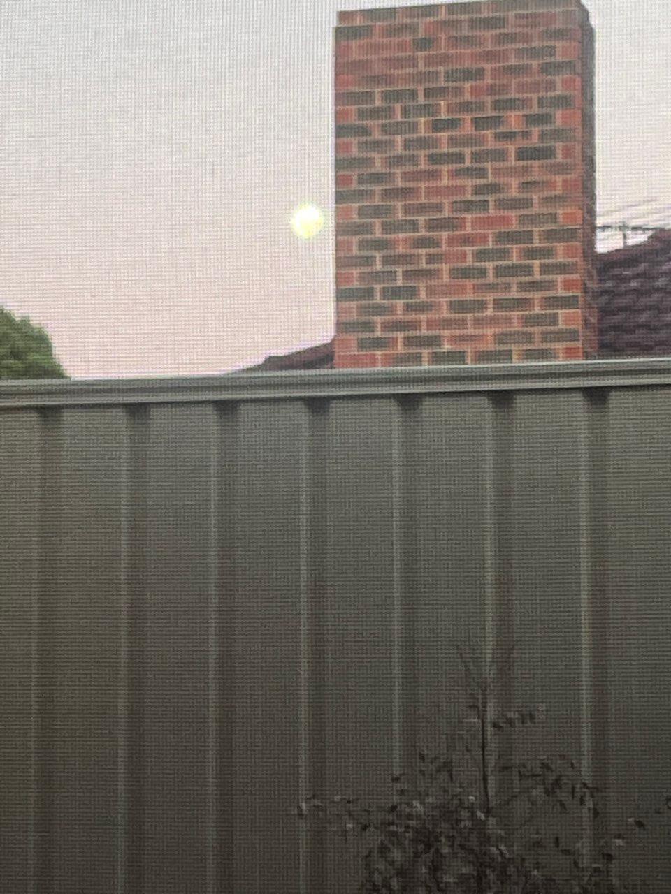 The Moon over Trigg, Australia — full moon, Lunar Day 13