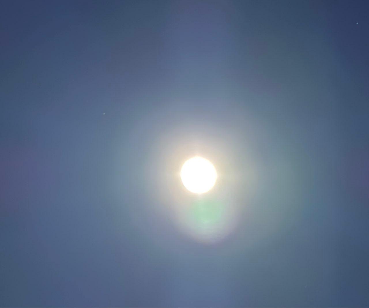 The Moon over Dagenham, United Kingdom — full moon, Lunar Day 15